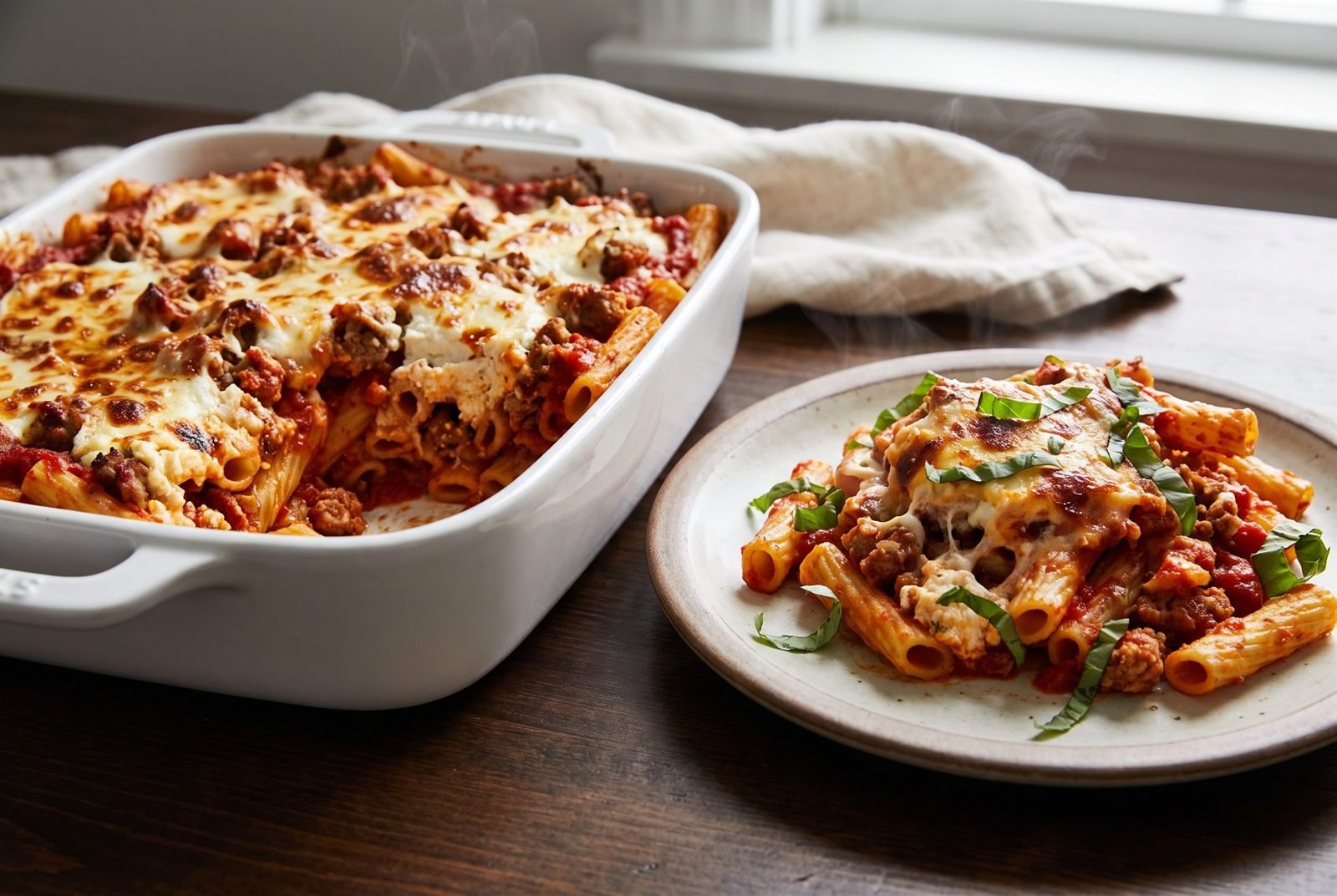 Baked Ziti with Sausage