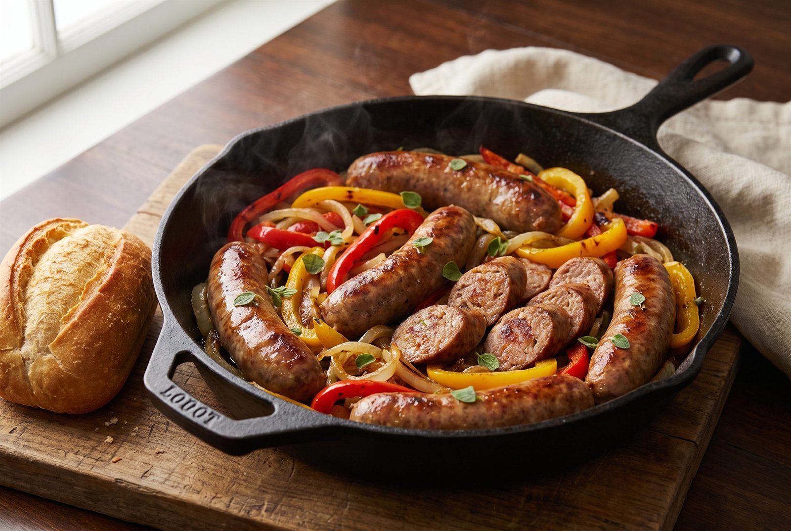 One-Pan Sausage & Peppers